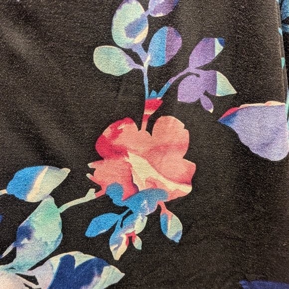 Apt. 9 Intimates Black Floral XL nightgown - Picture 2 of 5